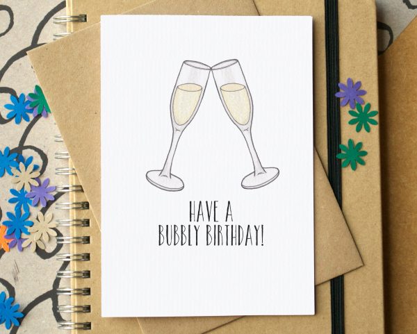 Funny Prosecco Wine Birthday Card Online Sale