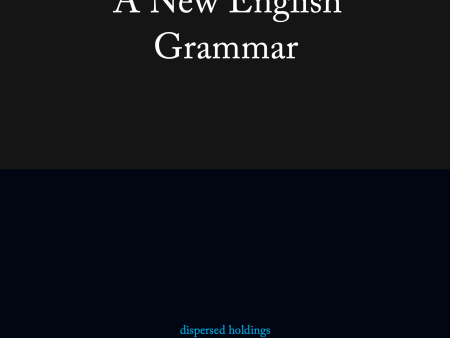 *A New English Grammar Online now