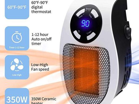 Mini Heater Small Desktop Ultra-quiet Cute Warm Fan Heater Electric Heater Home Office Wall Heating Stove Radiator on Sale