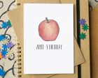 Apple-y Birthday  Funny Card Sale