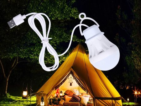 LED Lantern Portable Camping Lamp Mini Bulb 5V USB Power Book Light Reading Student Study Table Lamp Super Birght For Outdoor 30 For Discount