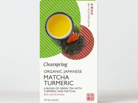 Organic Japanese Matcha Turmeric - 20 Tea Sachets Online Hot Sale