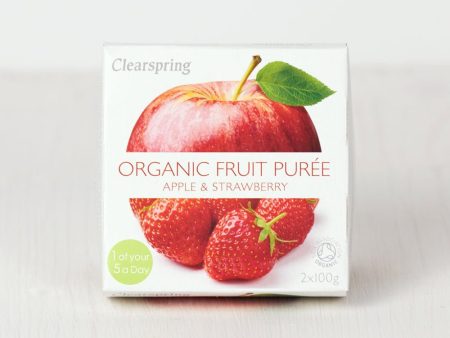 Organic Fruit Purée - Apple & Strawberry (12 Pack) Online