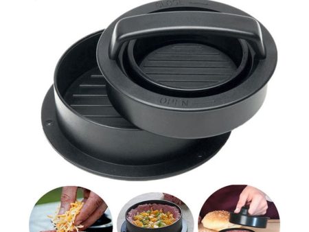 ABS Hamburger Maker Hamburger Press Round Shape Non-Stick Chef Cutlets Hamburger Meat Beef Grill Burger Press Patty Maker Mold Fashion