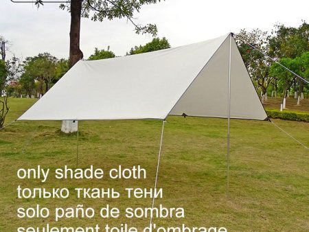 3x5m 3x4m Sun Shelter Tent Tarp for Beach Waterproof Shade Outdoor Camping Hammock Rain Fly Pool Tarpaulin Garden Awning Canopy For Cheap