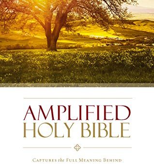 Amplified Holy Bible. Paperback: Captures the Full Meaning Behind the Original Greek and Hebrew Online Hot Sale