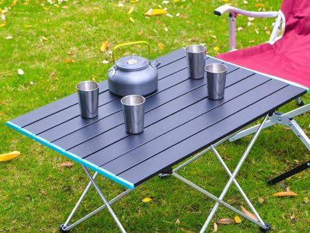 Ultralight Portable Folding Camping Table Foldable Outdoor Dinner Desk High Strength Aluminum Alloy For Garden Party Picnic BBQ For Sale