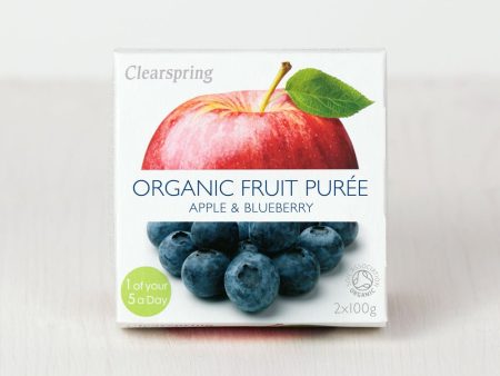 Organic Fruit Purée - Apple & Blueberry Online now