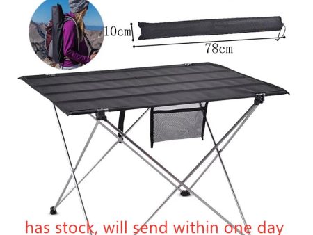 Portable Foldable Table Camping Outdoor Furniture Computer Bed Tables Picnic 6061 Aluminium Alloy Ultra Light Folding Desk Supply