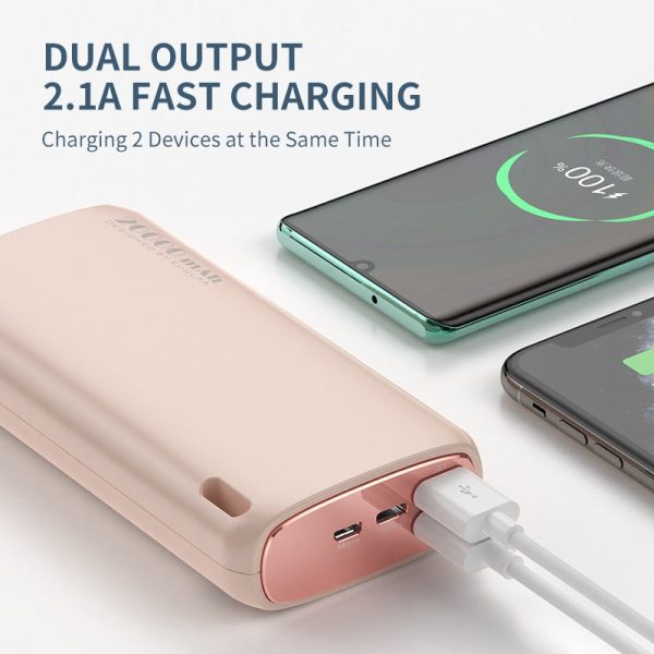 KUULAA Power Bank 20000mAh Portable Charging Poverbank Mobile Phone External Battery Charger Powerbank 20000 mAh for Xiaomi Mi Hot on Sale