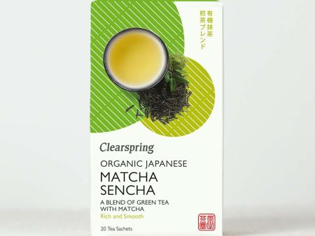 Organic Japanese Matcha Sencha - 20 Tea Sachets For Discount