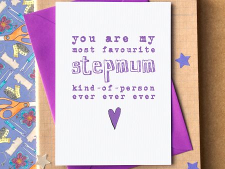 Favourite Stepmum Kind-of-Person Mother s Day Card on Sale