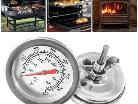 100-800℉ 100-1000℉ Stainless Stee Barbecue Smoker Grill Meat Thermometer BBQ Cooking Food Accessories Dial Temperature Online Sale