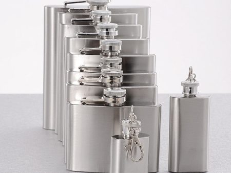 1-10 oz High Quality Wine Whisky Pot Bottle Hip Flasks Drinker Alcohol Bottle Portable Drinkware Stainless Steel Online Sale